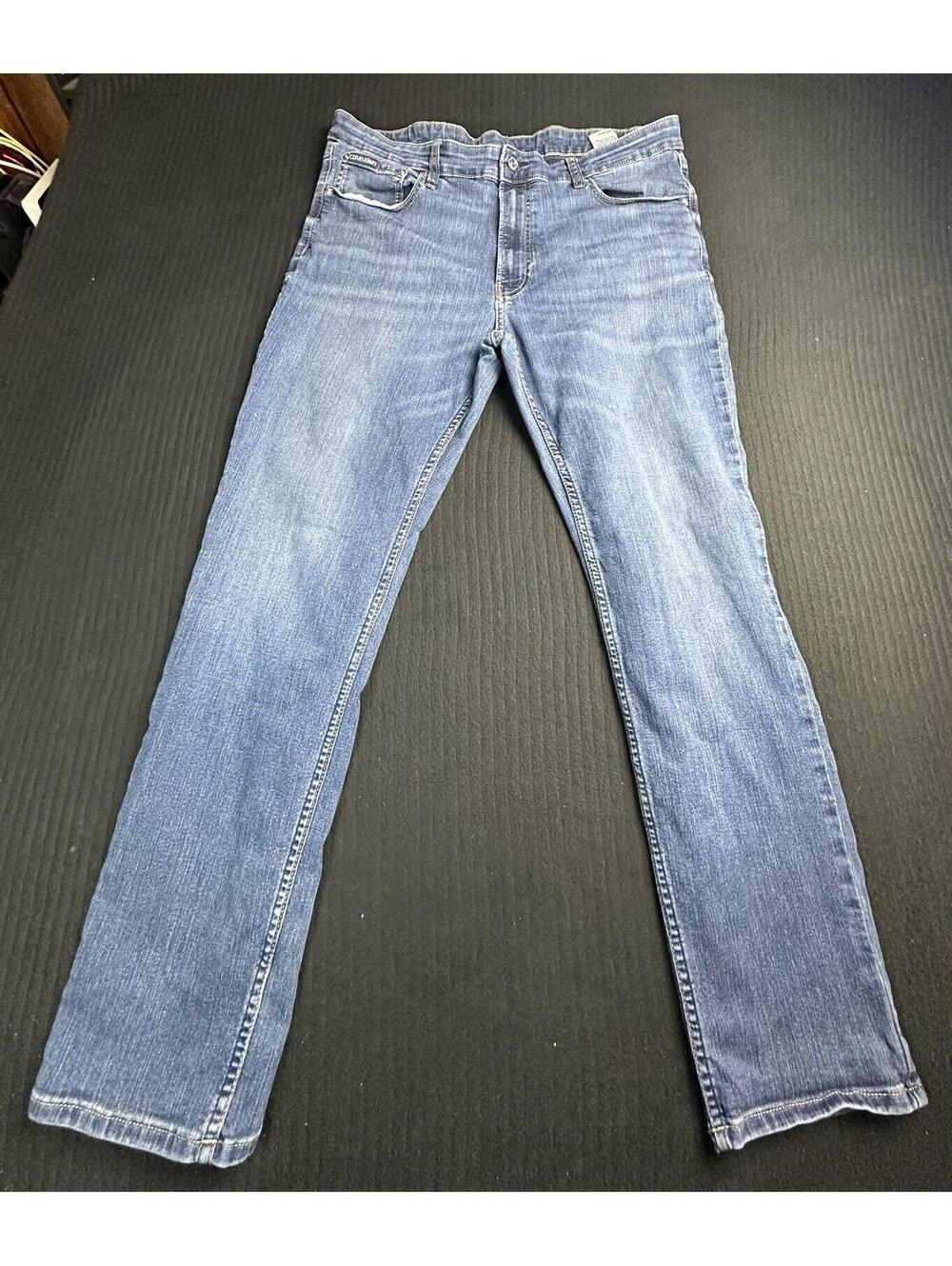 👖 Calvin Klein Slim Straight Blue Jeans W28xL30 8887-7 👖